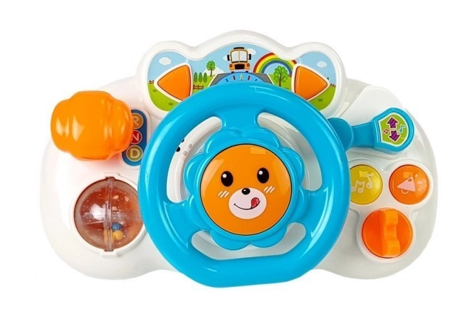 Interaktivní vzdělávací volant Baby Blue