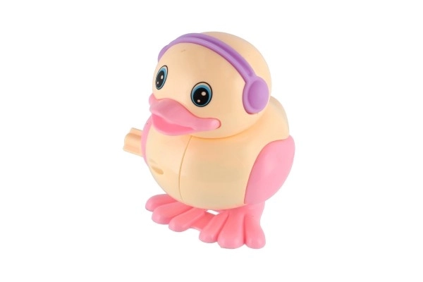 Skákací plastová kačenka na klíček