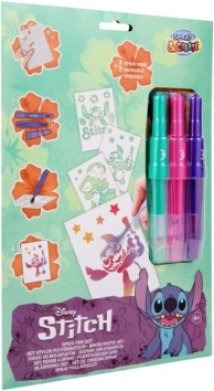 Sada malování s foukacími fixami Stitch A4