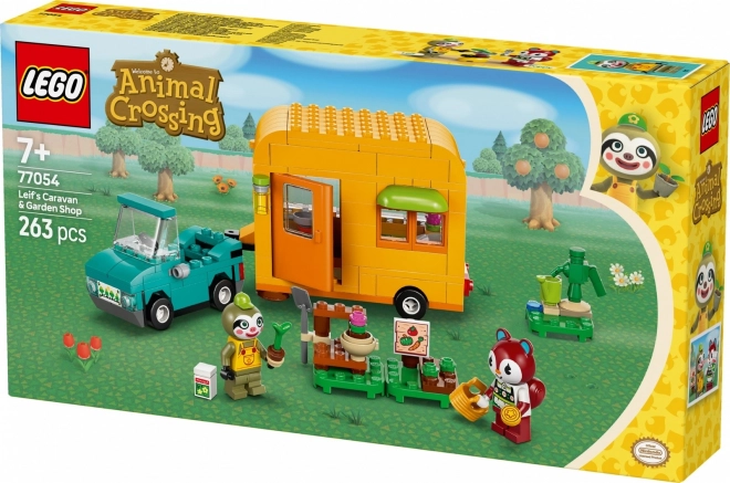 Leif a jeho karavan a zahradnictví LEGO Animal Crossing