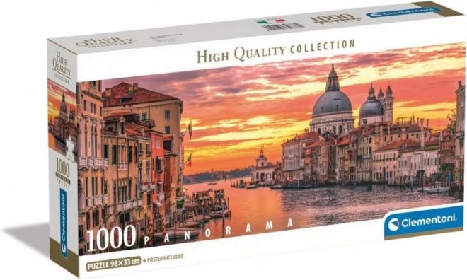 Puzzle 1000 dílků Compact Panorama Velký Kanál Benátky