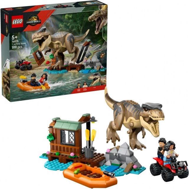 Lego Jurassic World Útěk řekou před Tyrannosaurem