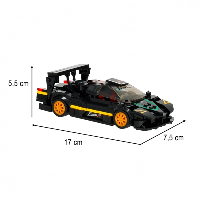 Sportovní auto Pagani Zonda R stavebnice 387 dílků
