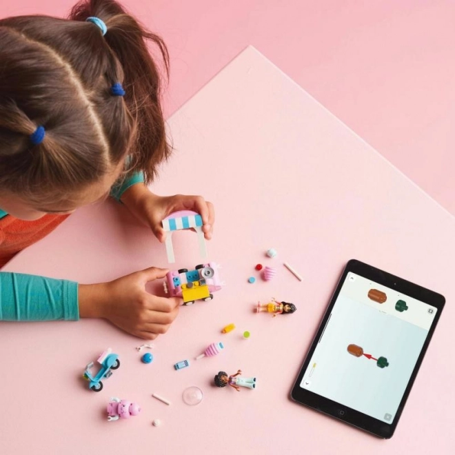 Lego Friends stánek s cukrovou vatou a skútr