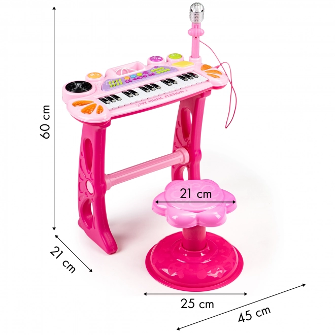 Keyboard s mikrofonem a MP3