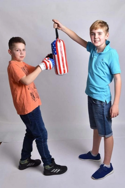 Boxovací pytel a rukavice