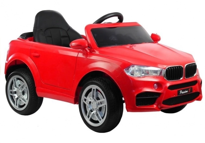 Červené elektrické autíčko pro děti