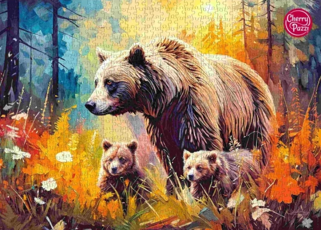 Puzzle Společně v divočině 1000 dílků