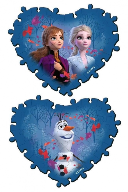 Srdce Disney Ledové království 2 54 dílků
