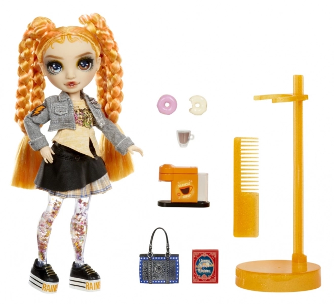 Rainbow High Sparkle & Shine Fashion panenka - Clementine (Orang
