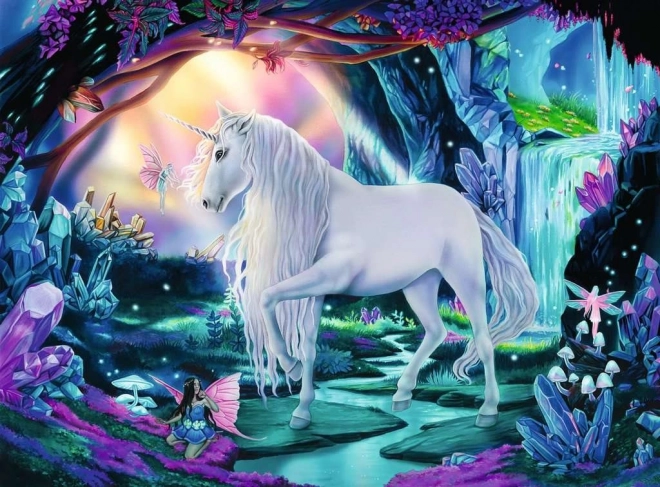 Ravensburger puzzle Mystický jednorožec XXL