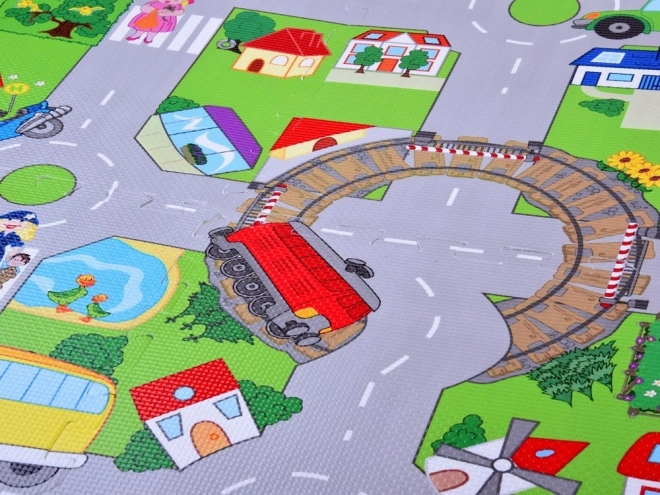 Pěnová podložka street puzzle EVA ZA2510