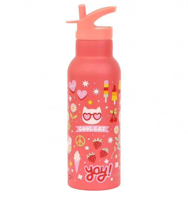 A Little Lovely Company Nerezová lahev na pití 500 ml – Zábava