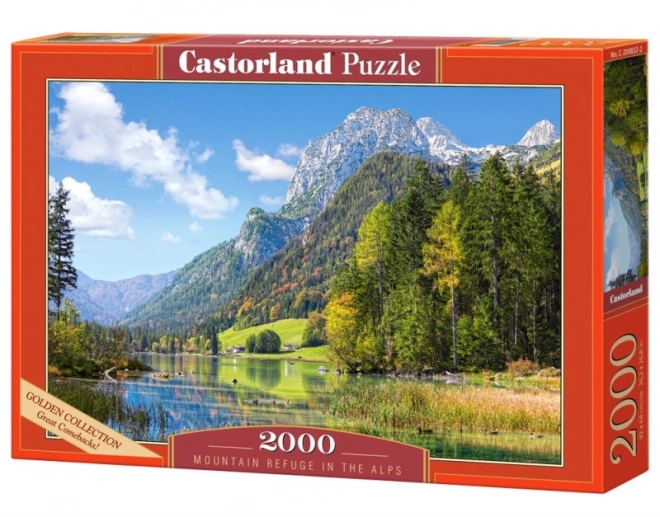 Puzzle 2000 dílků Útulek v Alpách