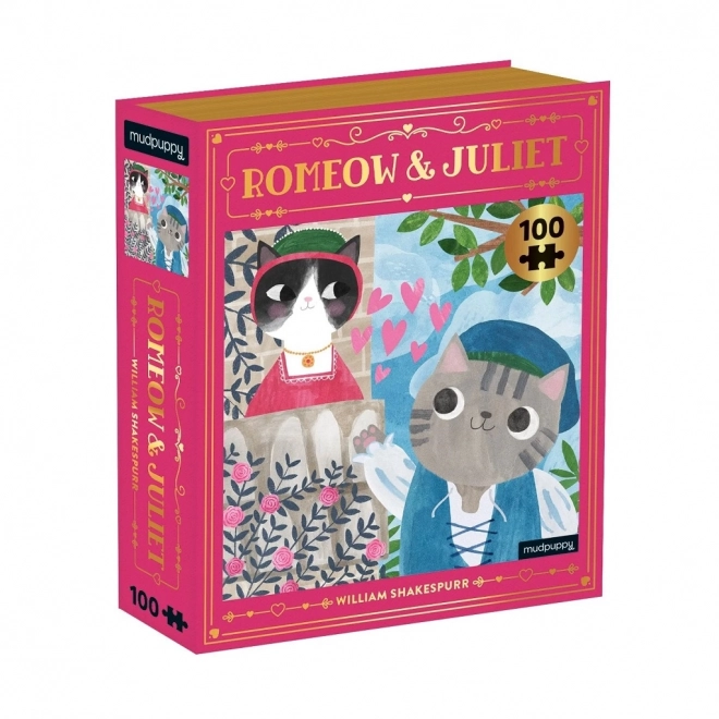 Puzzle Kočky Romeow & Juliet 100 dílků