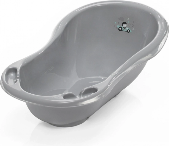 Dětská vanička 84 cm se zátkou Grey/Mint Racer