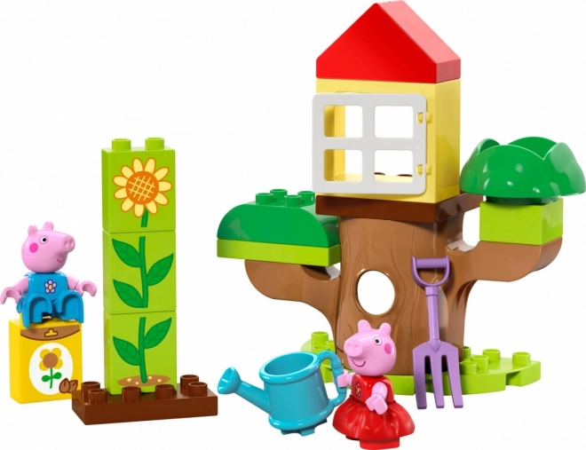 LEGO DUPLO Peppa Pig Zahrada a domek na stromě