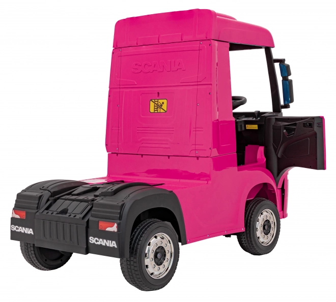 Dětský automobil Scania R-SERIE na baterie - Růžová