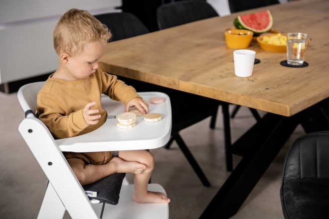 Hauck Beta+ dřevěná rostoucí jídelní židle Bílá