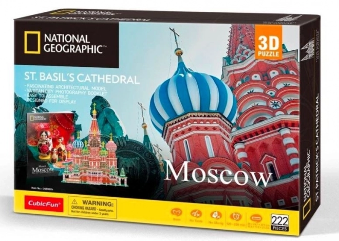 3D puzzle National Geographic Katedrála sv. Basila 222 dílků