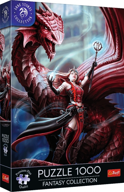 Trefl puzzle fantasy kolekce Šarlatový mág 1000 dílků
