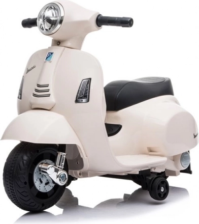 Dětský akumulátorový skútr Vespa GTS 300 Mini bílý