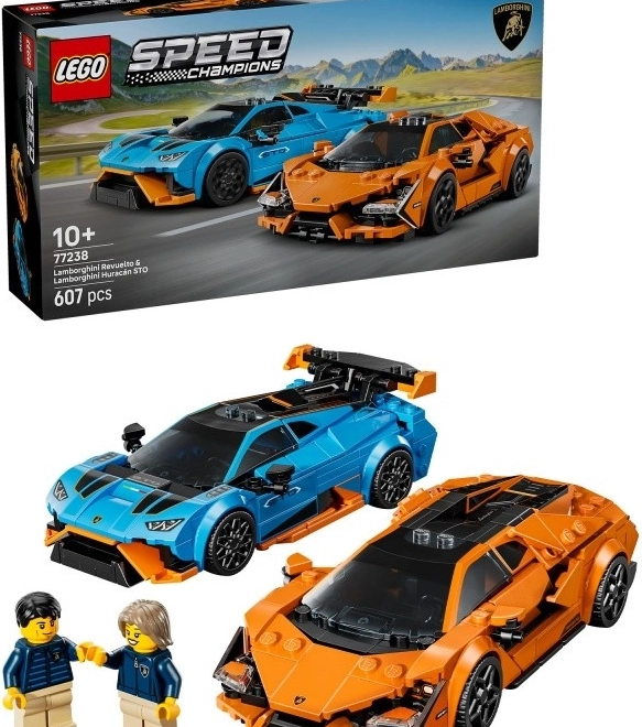 LEGO Speed Champions Lamborghini Revuelto a Huracán STO
