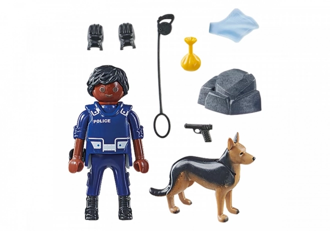 Special Plus figurka 71162 Policista se stopařským psem