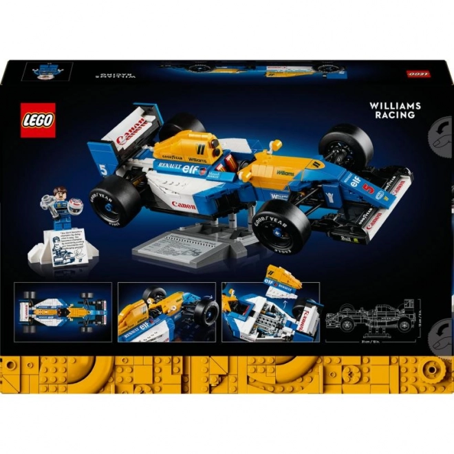 Kostky LEGO Icons Williams Racing FW14B a Nigel Mansell