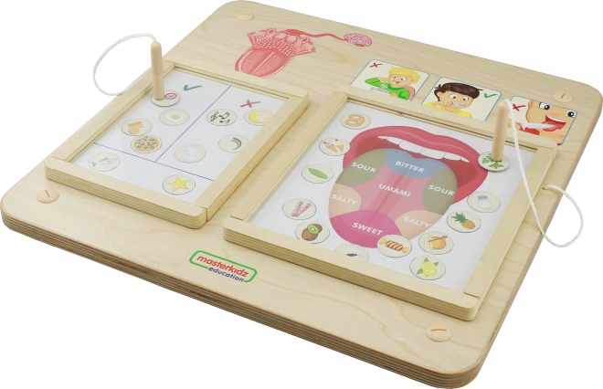 Edukativní tabule Chuťový smysl Montessori