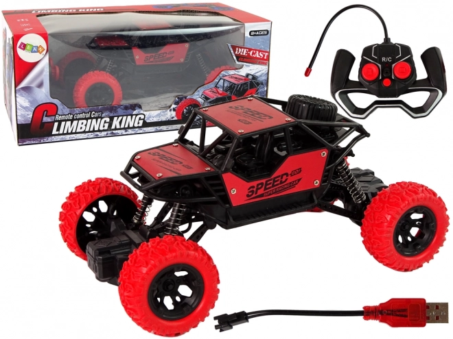 RC terénní auto 1:18 červené