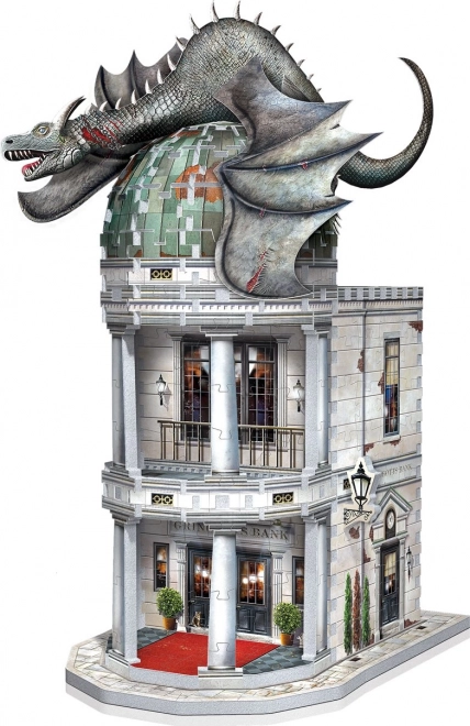 3D puzzle WREBBIT Harry Potter: Gringottova banka 300 dílků