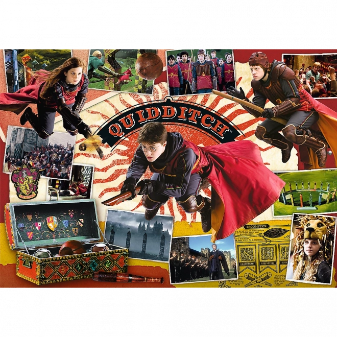 TREFL Puzzle Harry Potter: Turnaj tří kouzelníků, Famfrpál a Bradavice 400 + 500 + 600 dílků