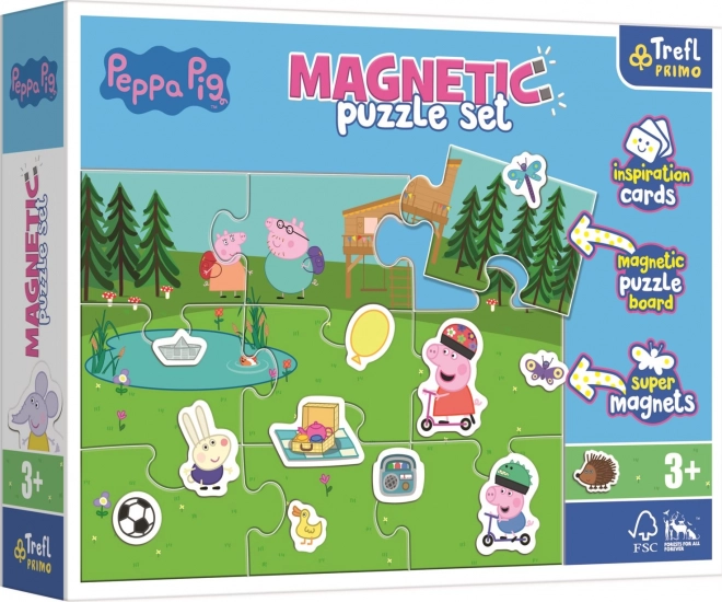 Magnetické puzzle Peppino hřiště, Prasátko Peppa