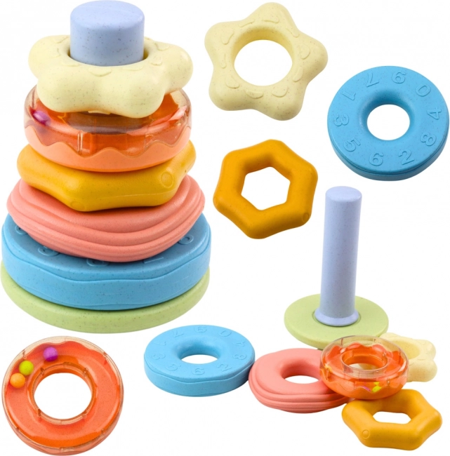 Sensory Tower with Rings for Toddlers