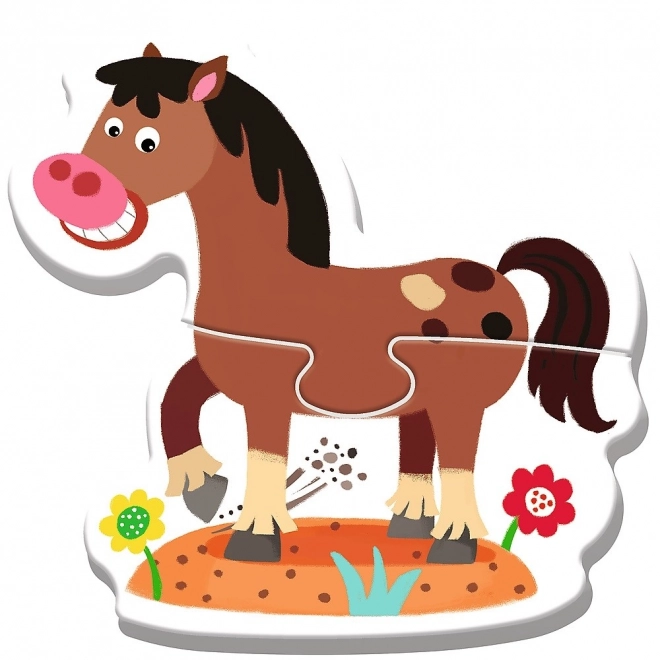 Puzzle Baby Classic: Na farmě