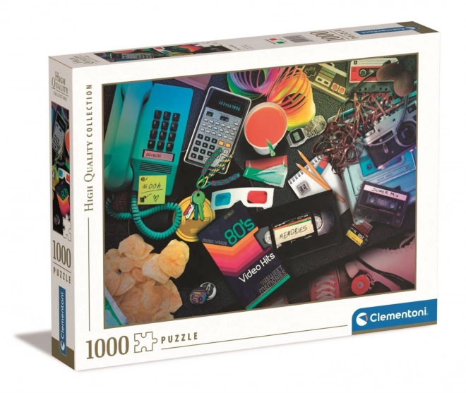 Puzzle 1000 ks vysoce kvalitní, 80s Nostalgia