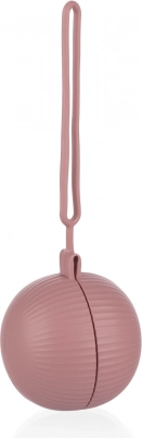 Silikonové uzavíratelné pouzdro na dudlík Old Pink