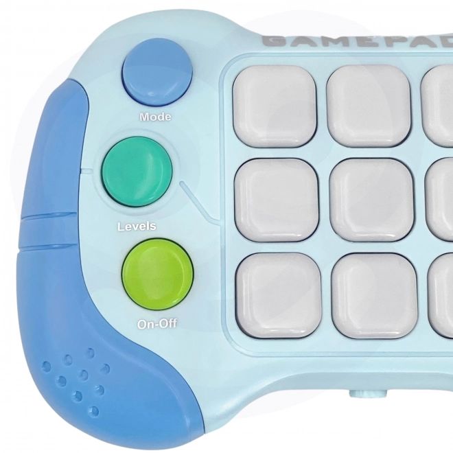 Elektronická hra WOOPIE Pop-It Fidget Toy Gamepad modrý