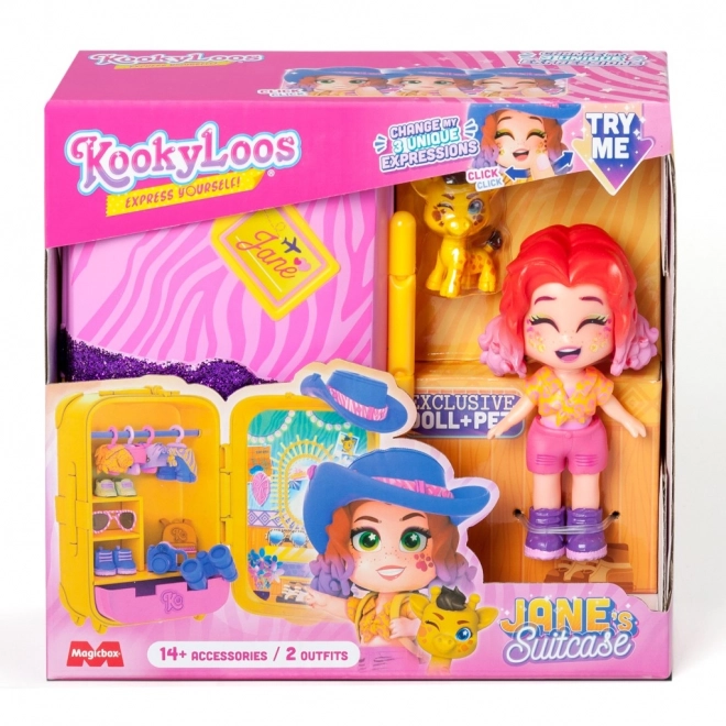 KookyLoos - Jane v kufříku s doplňky