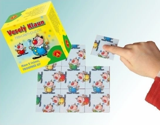 ALEXANDER Puzzle Veselý klaun 9 dílků