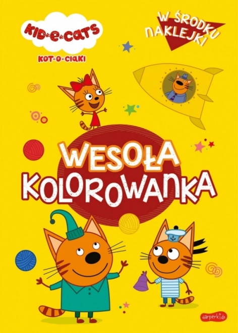 Omalovánky Cat-o-cats. Veselé omalovánky