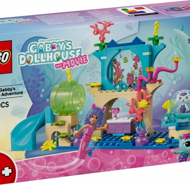 Podvodní dobrodružství mořské panny Gabi - stavebnice LEGO Kocourův domeček