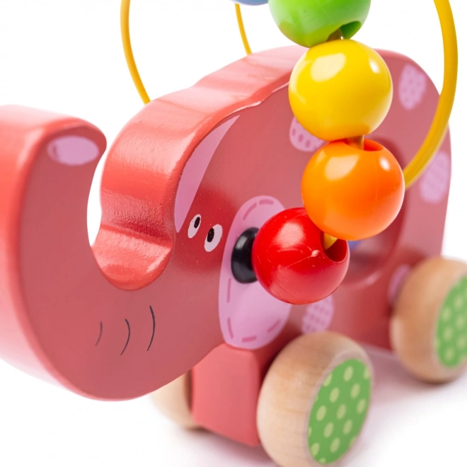 Dřevěný Motorický Labyrint Slon od Bigjigs