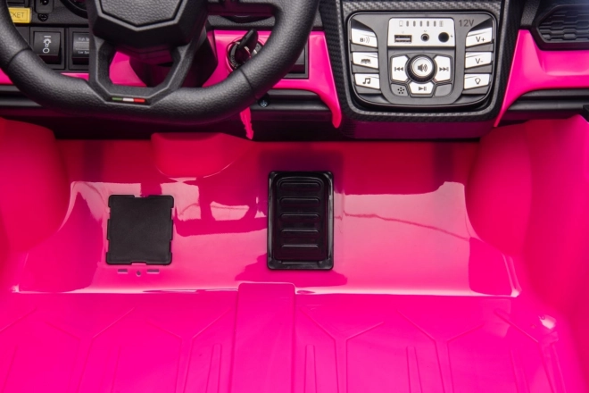 Růžový děti elektrické auto Lamborghini Revuelto XL