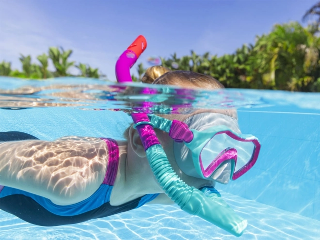 Bestway potápěčská maska a šnorchl Hydro Swim – Červená