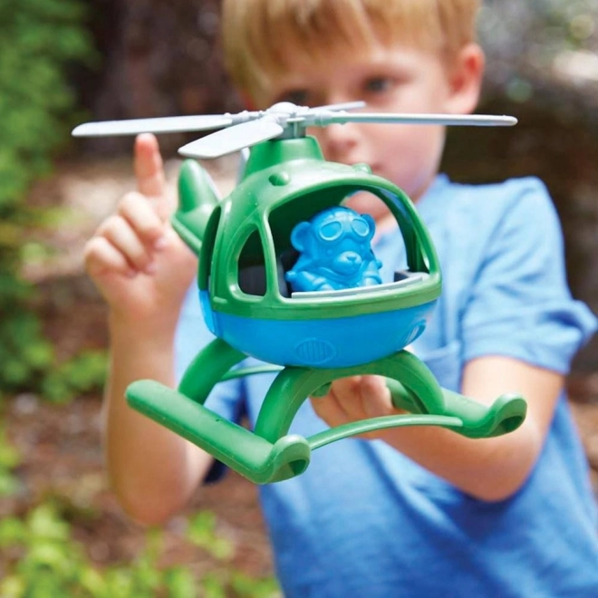 Helikoptéra Green Toys modrá
