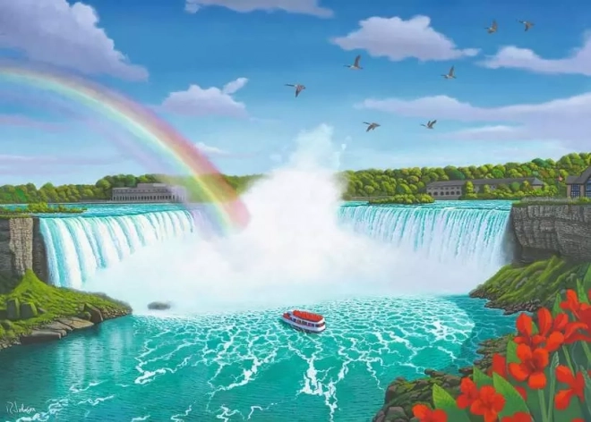 Puzzle Niagarské vodopády 1000 dílků
