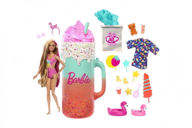 Panenka Barbie Pop Reveal Dárková sada Tropické smoothie