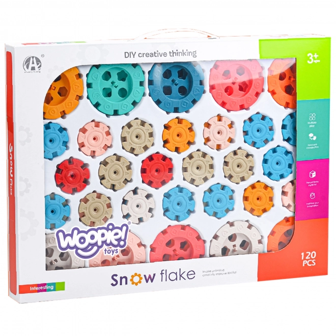 Konstrukční kostky Wafle Ježíci 120 ks